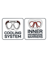 Cressi Calibro – Masque de plongée – Noir