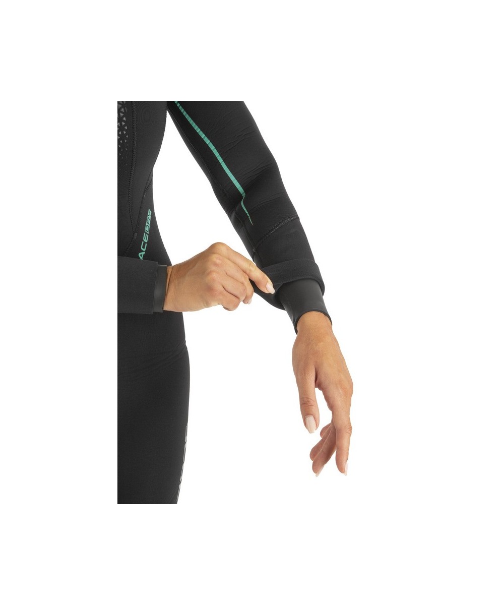 Combinaison de plongée semi-étanche SEAC Spacedry Lady 7 mm avec cagoule – Néoprène super-élastique Extraflex