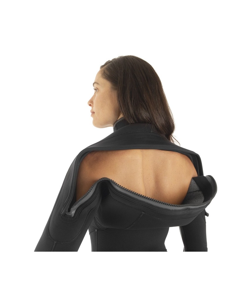 Combinaison de plongée semi-étanche SEAC Spacedry Lady 7 mm avec cagoule – Néoprène super-élastique Extraflex