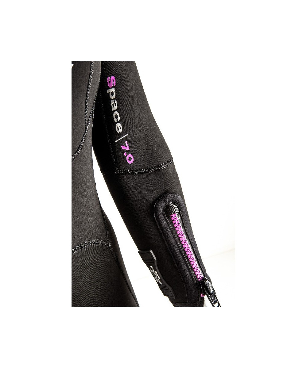 Combinaison de plongée humide SEAC Space 7 mm Lady – Néoprène Ultrastretch avec Aquastop