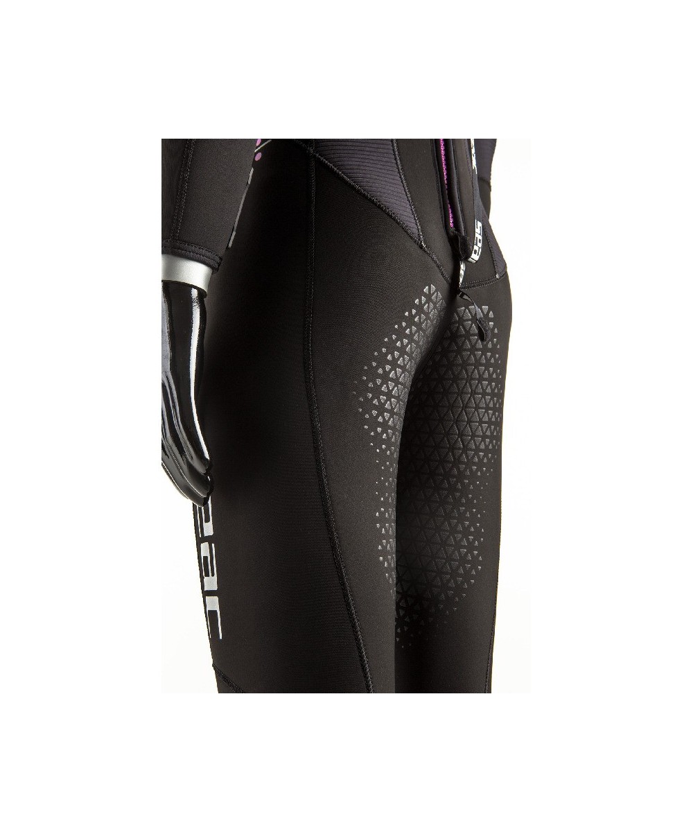 Combinaison de plongée humide SEAC Space 7 mm Lady – Néoprène Ultrastretch avec Aquastop