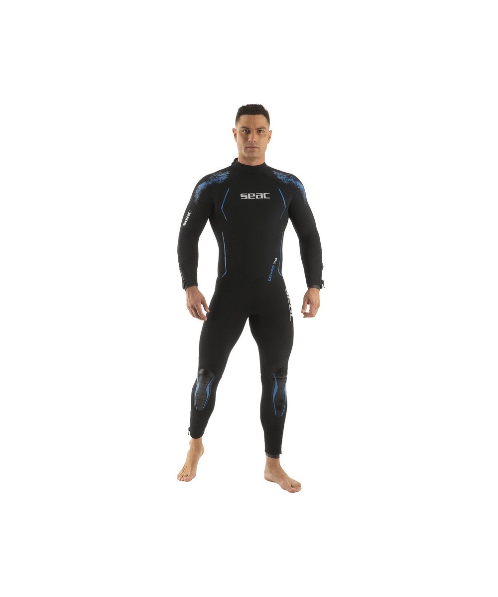 Combinaison de plongée humide SEAC Cover 7 mm Man– Néoprène ultrasouple avec Aquastop Smooth Skin