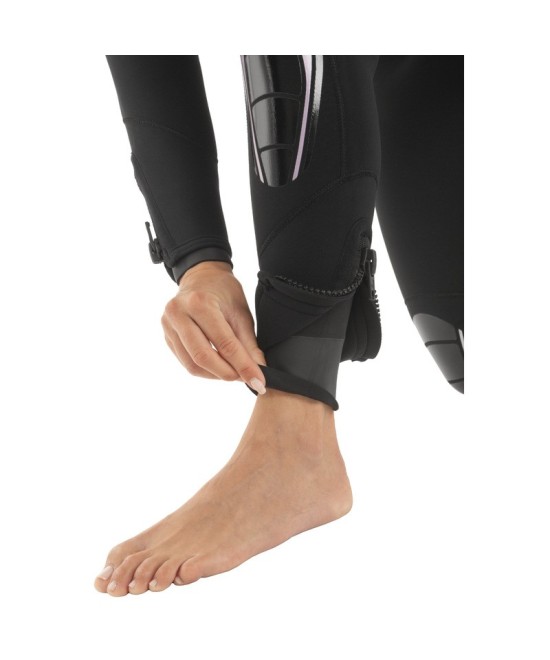 Combinaison de plongée humide SEAC Cover 7 mm Lady – Néoprène ultrasouple avec Aquastop Smooth Skin