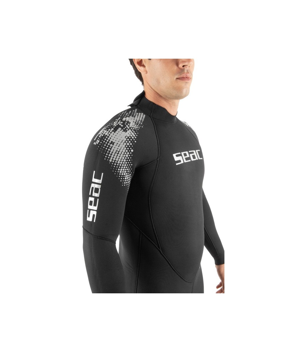 Combinaison de plongée humide SEAC Cover 5 mm Man– Néoprène ultrasouple avec Aquastop Smooth Skin