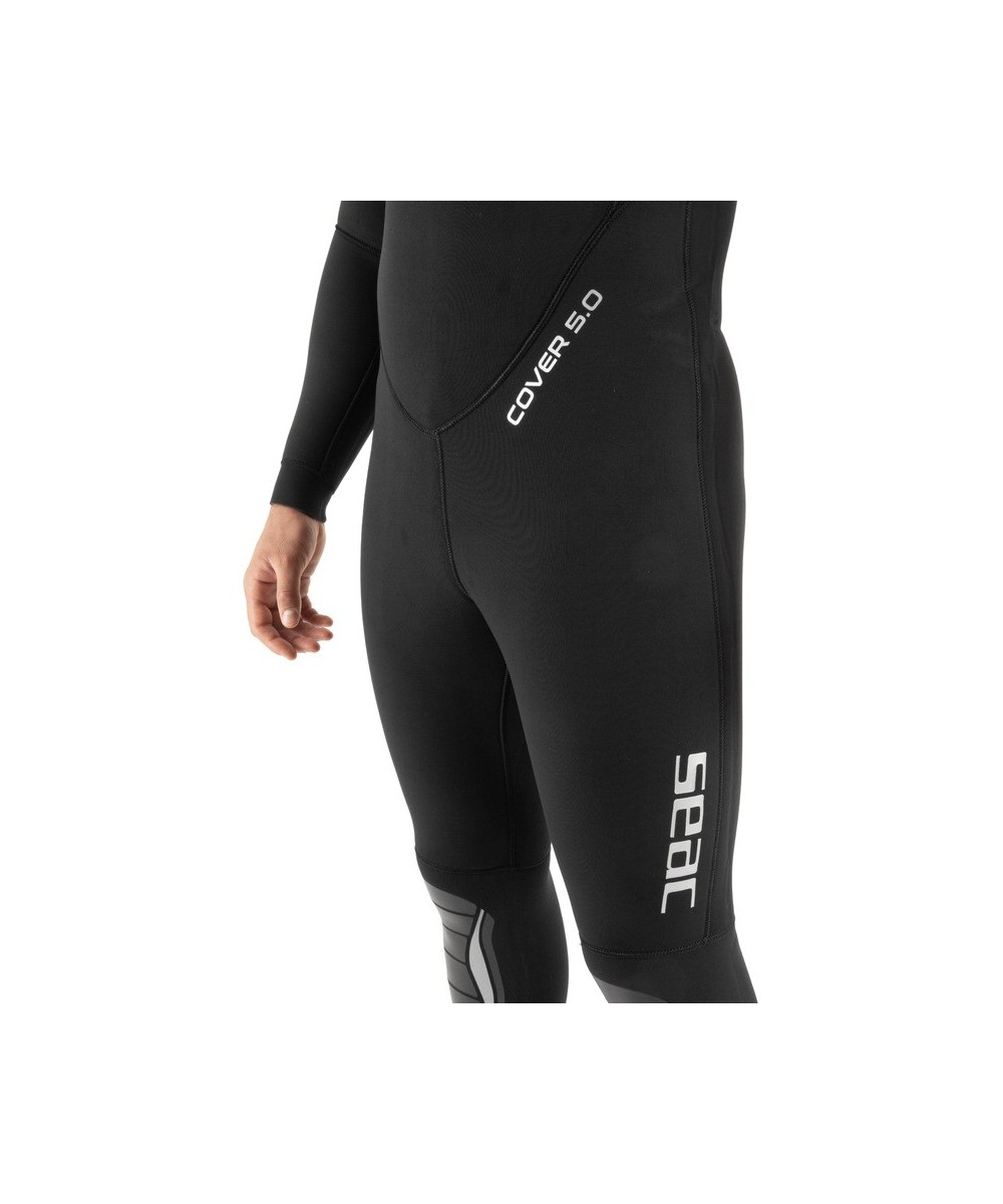 Combinaison de plongée humide SEAC Cover 5 mm Man– Néoprène ultrasouple avec Aquastop Smooth Skin