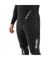 Combinaison de plongée humide SEAC Cover 5 mm Man– Néoprène ultrasouple avec Aquastop Smooth Skin