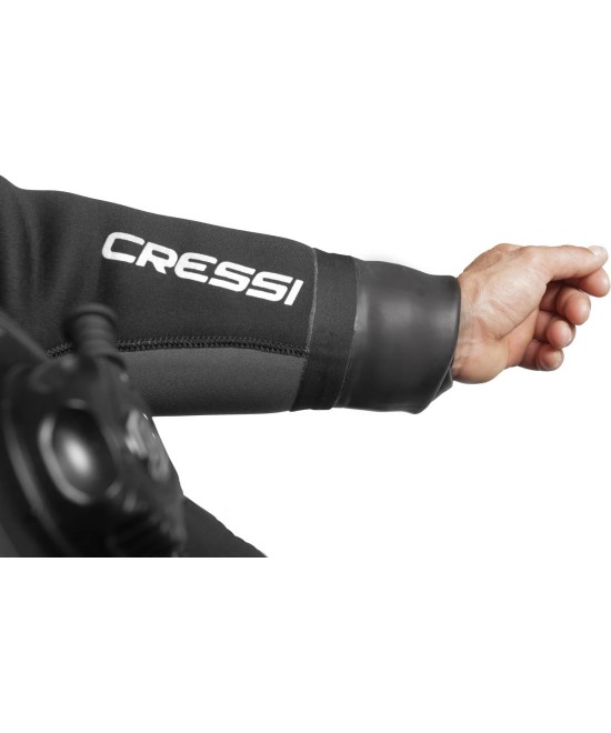 Combinaison étanche de plongée Cressi Glacier Homme – Néoprène précompressé 4 mm eau froide