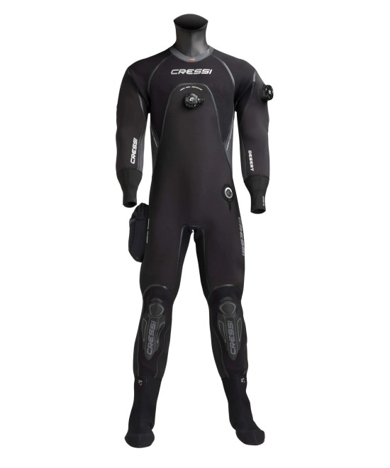 Combinaison étanche de plongée Cressi Desert Homme – Néoprène précompressé 4 mm eau froide