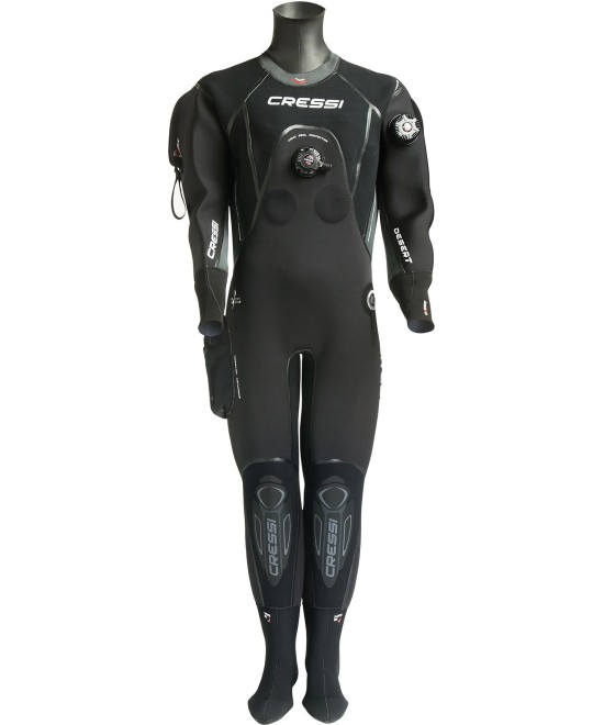 Combinaison étanche de plongée Cressi Desert Femme – Néoprène précompressé 4 mm eau froide