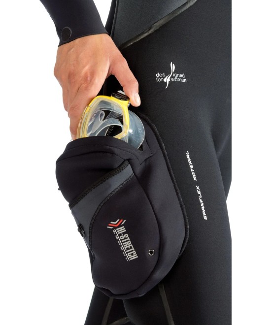 Combinaison étanche de plongée Cressi Desert Femme – Néoprène précompressé 4 mm eau froide