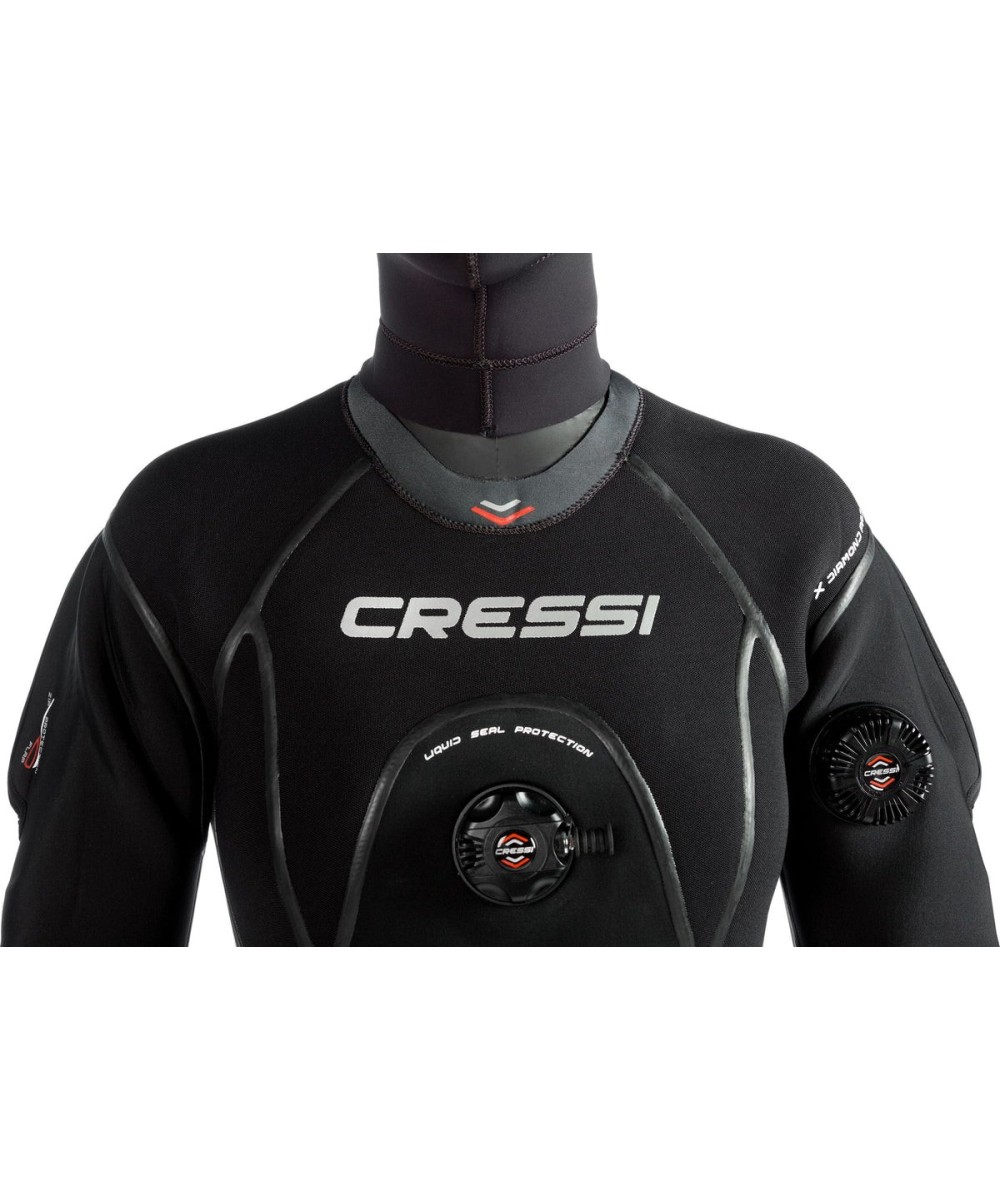 Combinaison étanche de plongée Cressi Desert Femme – Néoprène précompressé 4 mm eau froide
