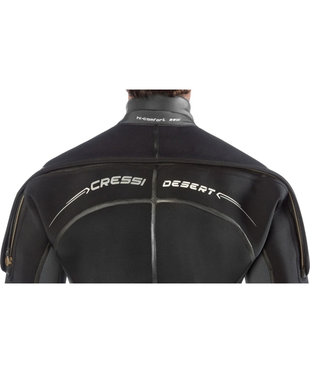 Combinaison étanche de plongée Cressi Desert Femme – Néoprène précompressé 4 mm eau froide