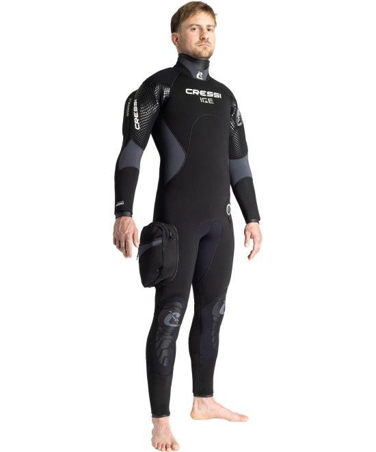 Combinaison semi-étanche de plongée Cressi Ice Homme 7 mm – Néoprène ultra-extensible eau froide
