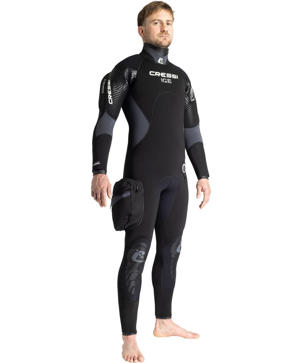 Combinaison semi-étanche de plongée Cressi Ice Homme 7 mm – Néoprène ultra-extensible eau froide