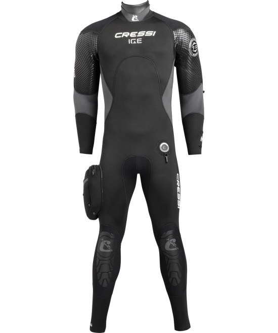 Combinaison semi-étanche de plongée Cressi Ice Homme 7 mm – Néoprène ultra-extensible eau froide