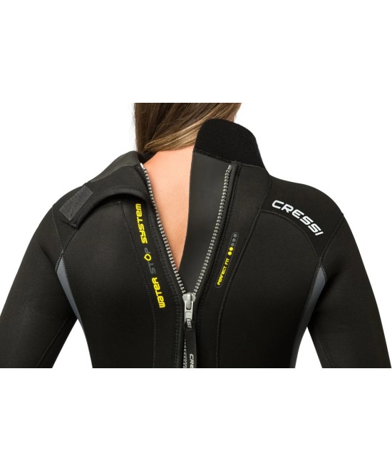 Combinaison de plongée humide Cressi Fast Femme 5 mm – Néoprène ultra-souple eaux tempérées