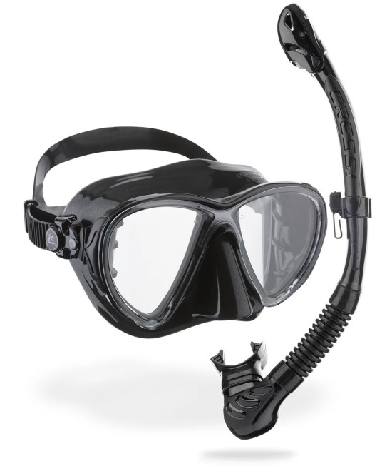 Combo de plongée Cressi Big Eyes Evolution + tuba Alpha Ultra Dry