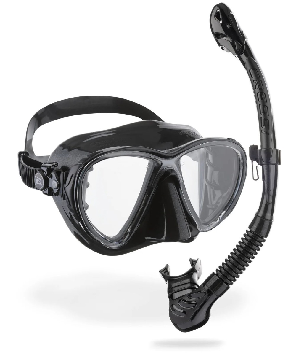 Combo de plongée Cressi Big Eyes Evolution + tuba Alpha Ultra Dry