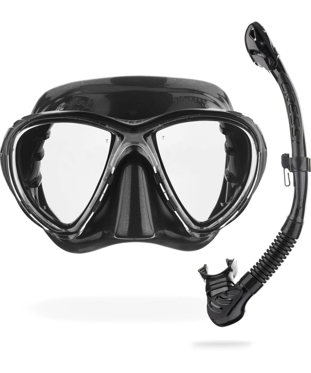 Combo de plongée Cressi Big Eyes Evolution + tuba Alpha Ultra Dry