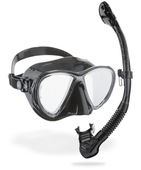 Combo de plongée Cressi Big Eyes Evolution + tuba Alpha Ultra Dry