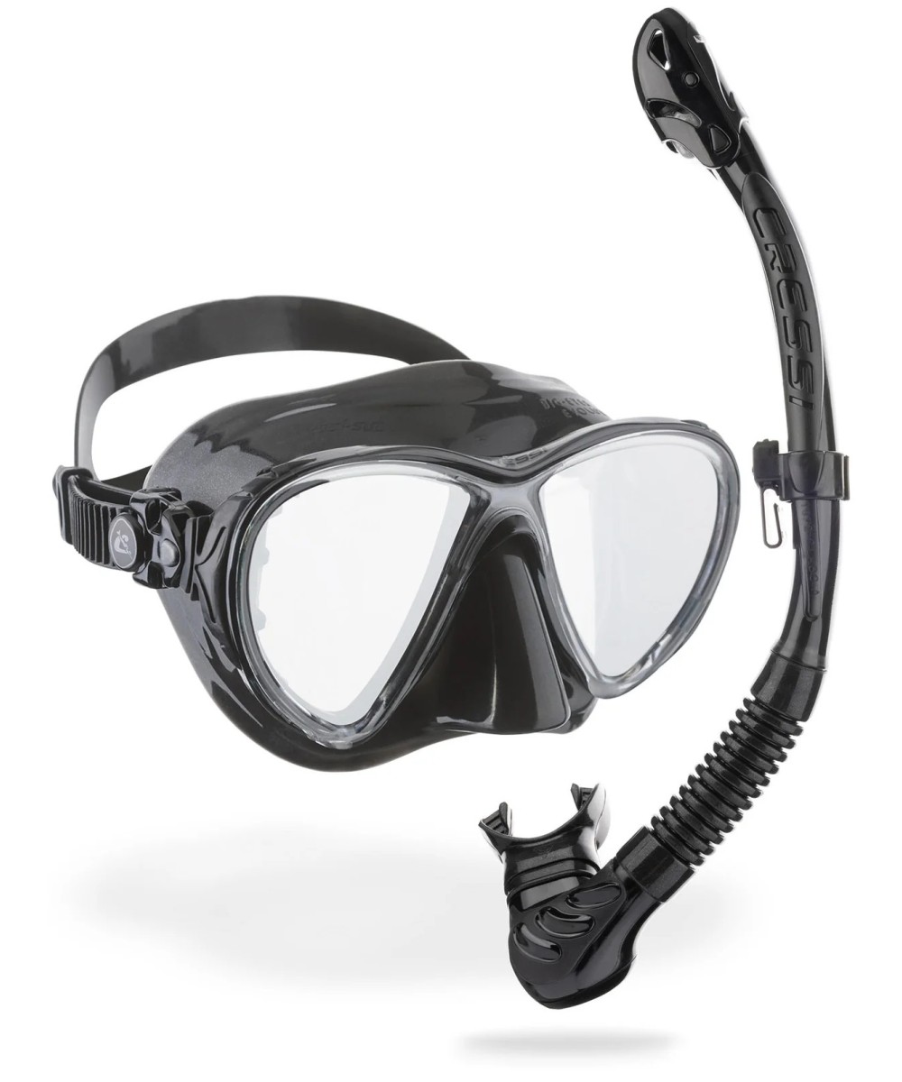 Combo de plongée Cressi Big Eyes Evolution + tuba Alpha Ultra Dry