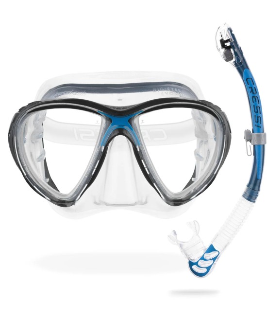 Combo de plongée Cressi Big Eyes Evolution + tuba Alpha Ultra Dry