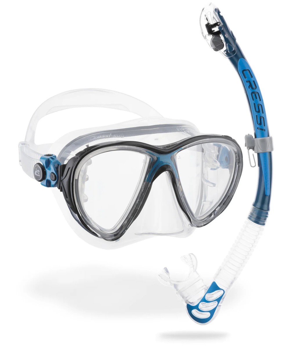 Combo de plongée Cressi Big Eyes Evolution + tuba Alpha Ultra Dry