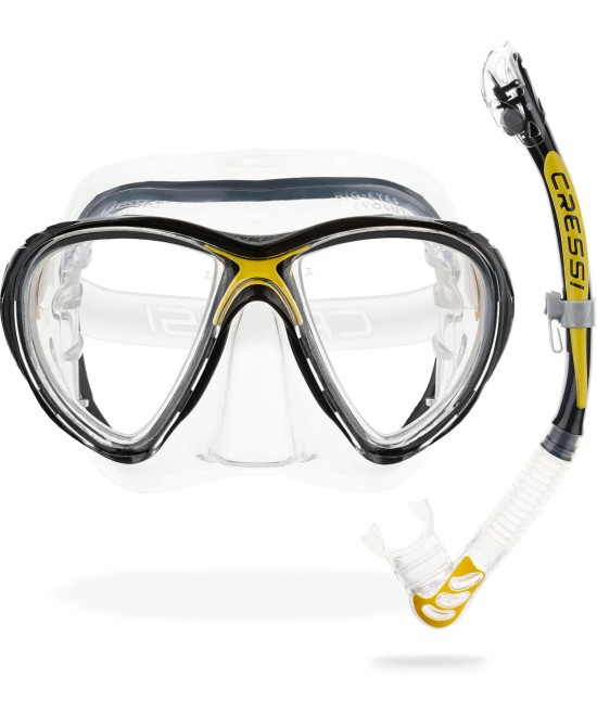 Combo de plongée Cressi Big Eyes Evolution + tuba Alpha Ultra Dry