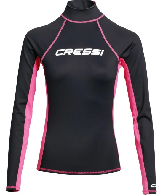 Rashguard Shirt Femme iRashguard Manches Longues – Protection UV 50+ – Cressi
