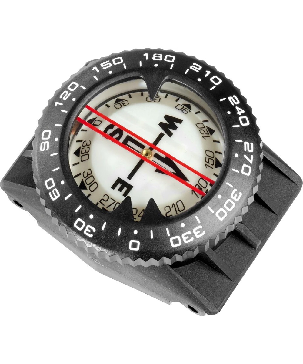 Compas de poignet Cressi – Boussole de navigation plongée (bain d’huile, cadran lumineux)