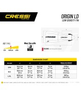 Cressi ORIGIN LD – Palmes Ventilées Rondine Commando Modernisées