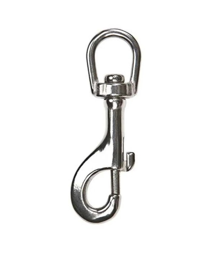 Mousqueton inox 72 mm D-Type (Bolt Snap) – TecLine