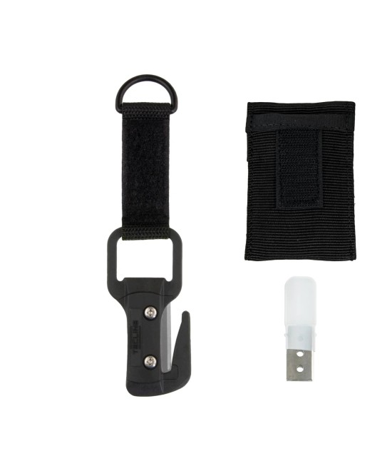 Coupe-ligne de plongée SINGLE noir (Line Cutter) – TecLine