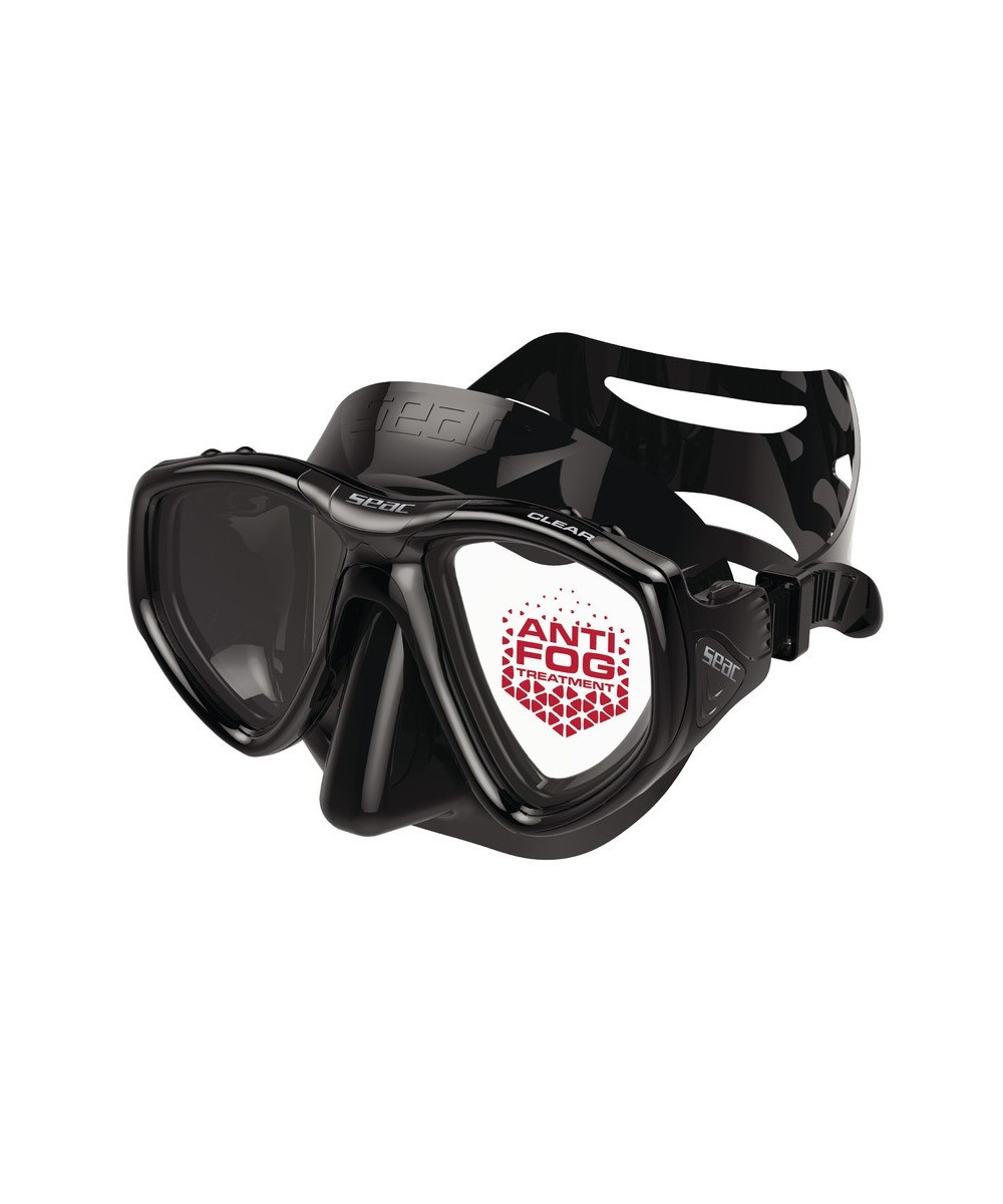 Masque SEAC Clear anti-buée Plasma – noir