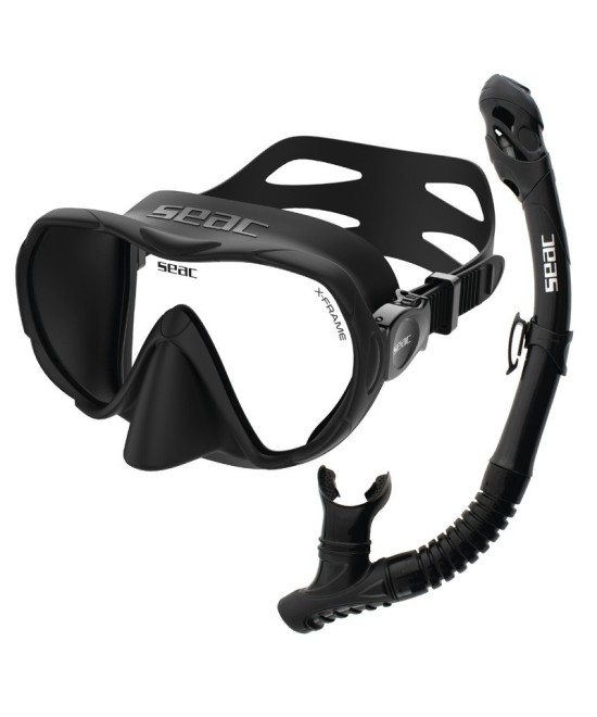 X-Frame S/T – Ensemble masque + tuba NOIR