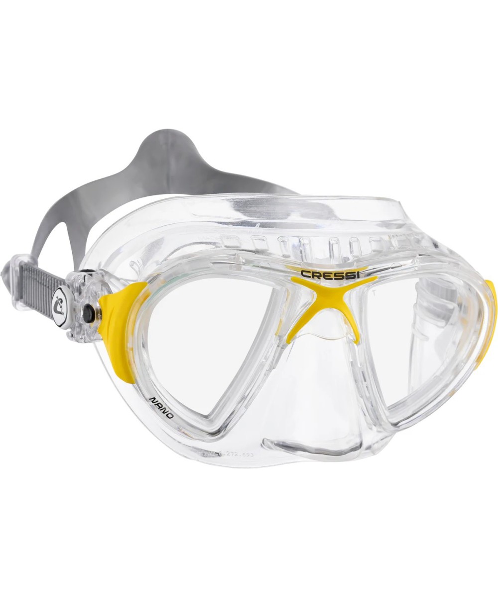 Cressi NANO | Masque Apnée & Chasse • Faible Volume & Vision +