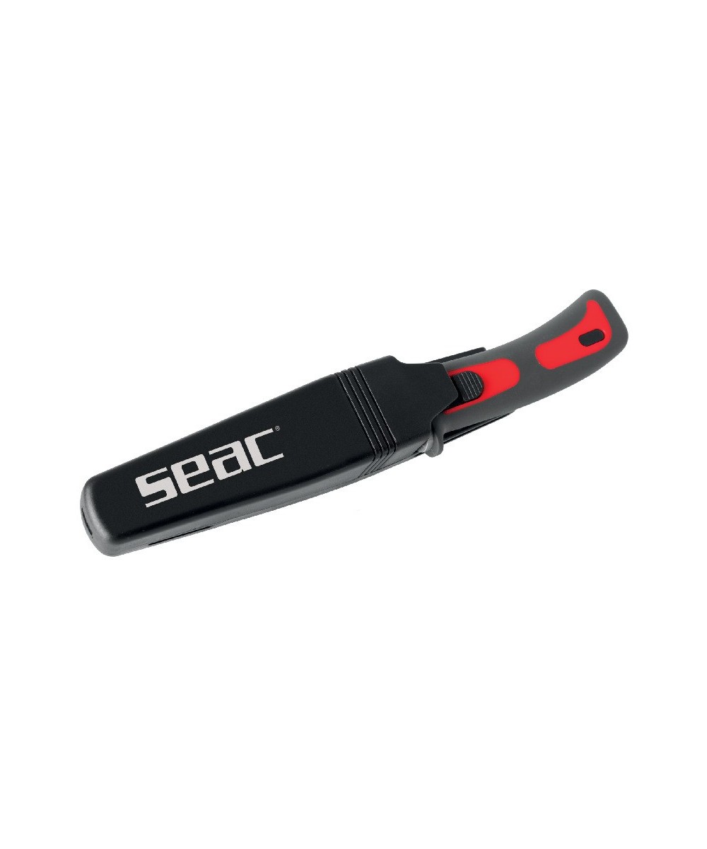 Seac Bat | Couteau plongée inox • 12 cm • Anti-glisse