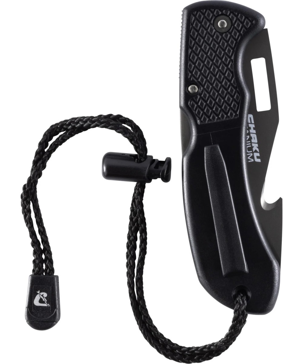 CHAKU Couteau de plongée pliable titanium