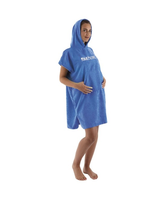 PONCHO BLEU