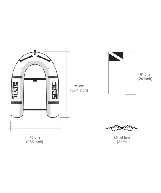 SEAMATE Bouée de portage
