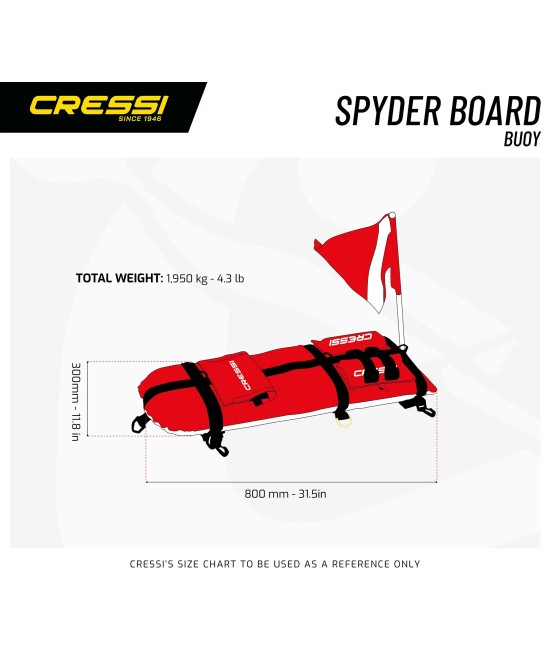 SPYDER Bouée de portage Pêche et Snorkeling