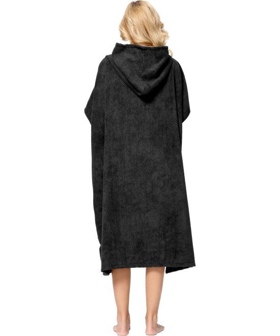 PONCHO de bain unisex cressi noir