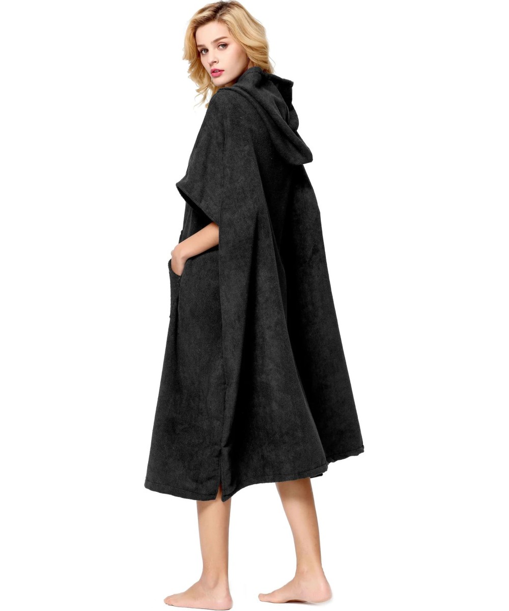 PONCHO de bain unisex cressi noir