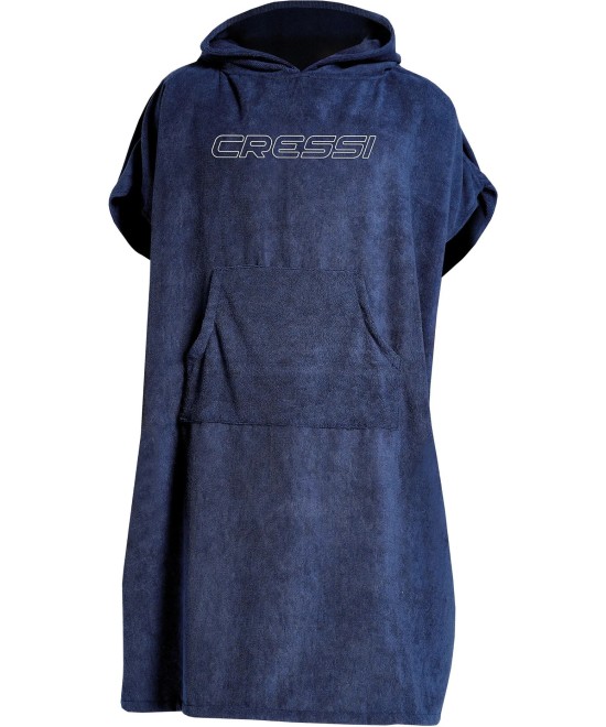 PONCHO de bain unisex cressi bleu