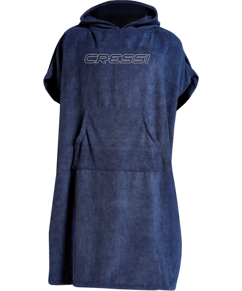 PONCHO de bain unisex cressi bleu
