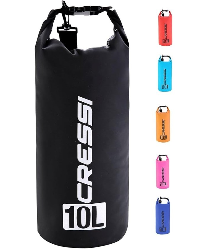 DRY BAG AVEC BANDOULIÈRE - 5, 10, 15 & 20 L