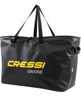 GAVONE Sac Imperméable Spacieux en PVC Tarpulin Noir